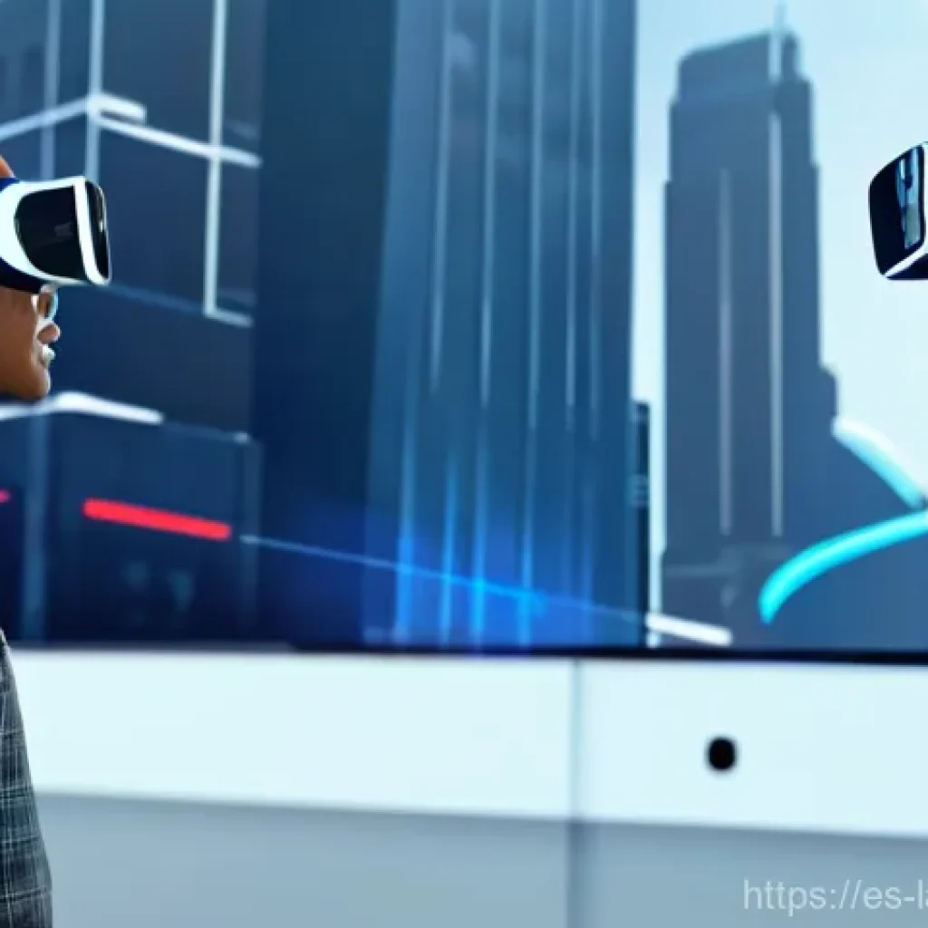 언어교육학 개념 - **AI-Powered Immersive Language Learning in a Futuristic City Setting**
    Prompt: "A diverse group...